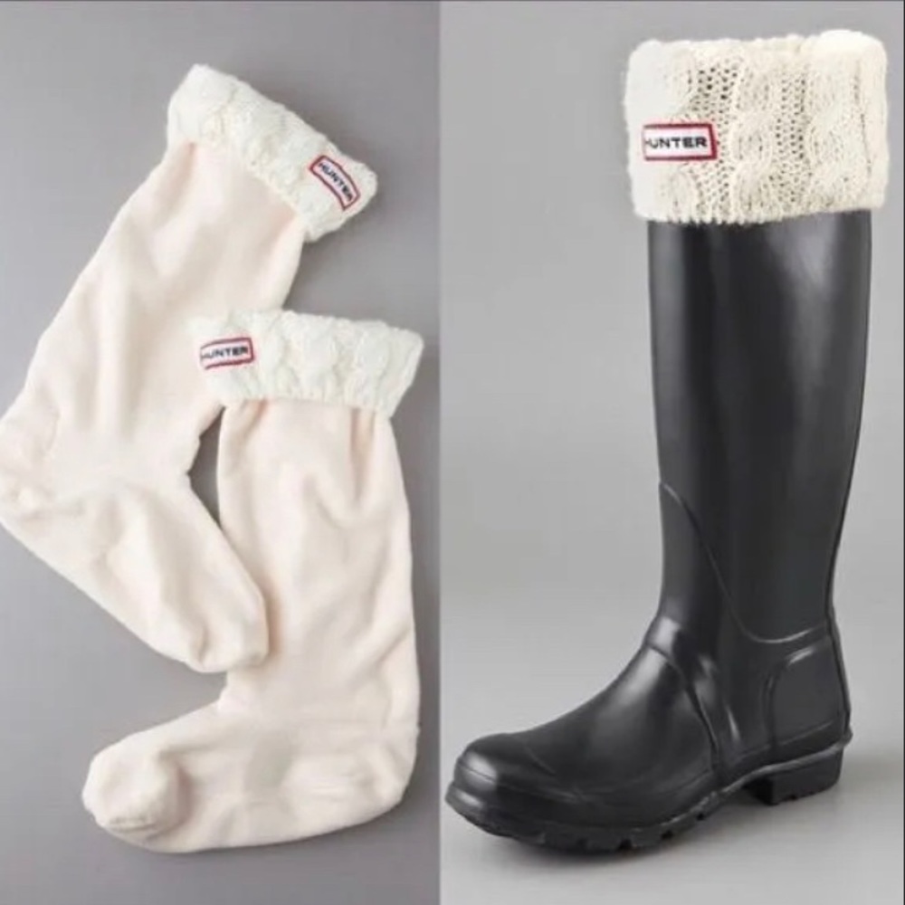 Hunter Boot Socks Cream